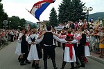 02.08.2003 WISLA  XL TYDZIEN KULTURY BESKIDZKIEJ TKB KOROWOD ZESPOLOW<br>ZESPOL PUSCA Z DONJA PUSCA Z CHORWACJI<br>plyta nr 10